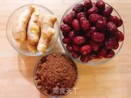 Make Red sugar ginger dates step 0