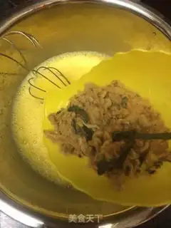 Make The veggie pinecake step 2