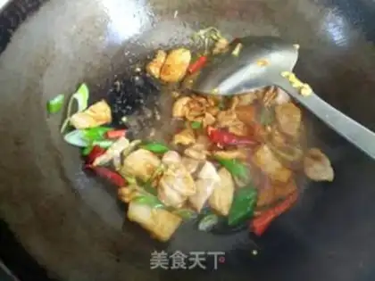 Make Squids, cabbage fan soup step 7