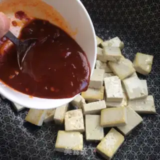 Make Soy sauce. Tofu step 5