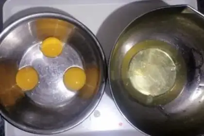 Make Birthday cake step 1