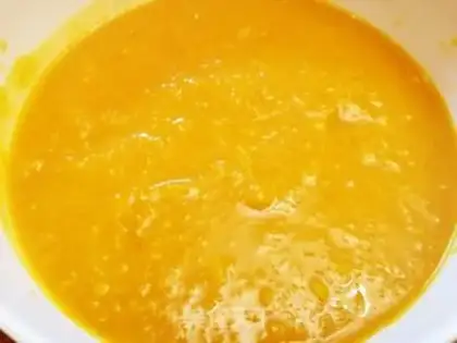 Make Pumpkin date roses step 1