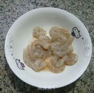 Make Shrimp is white and vealed step 1