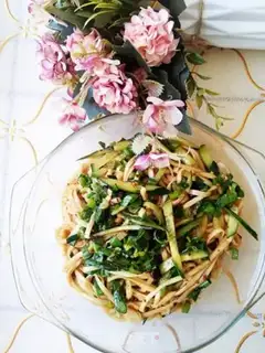 Make Oily noodles step 8