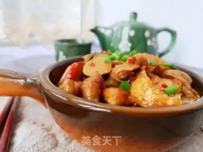 Make Sour sauce, tofu intestines step 13