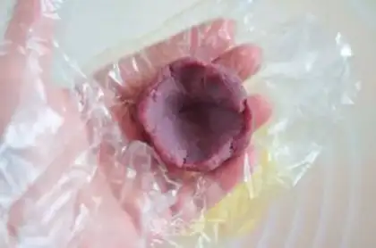 Make The mashed potato bean cake step 4