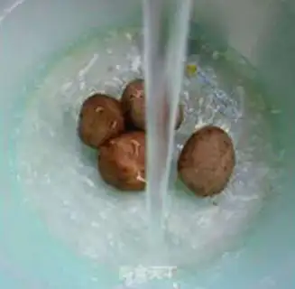 Make Ham sausage mushrooms with beans step 3