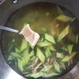 Make Crab cucumber and egg soup step 4
