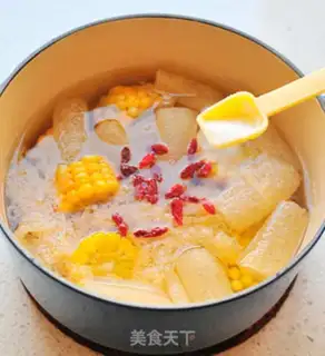 Make Pyramid corn soup step 4