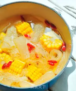 Make Pyramid corn soup step 5