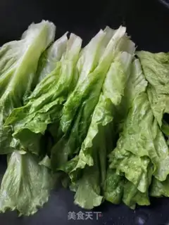Make Garlic lettuce step 1