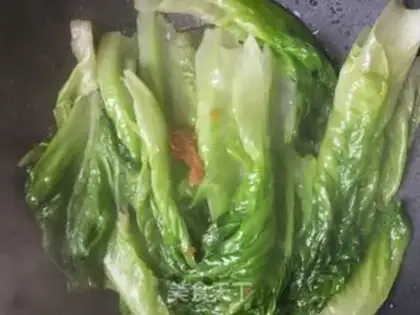 Make Garlic lettuce step 2
