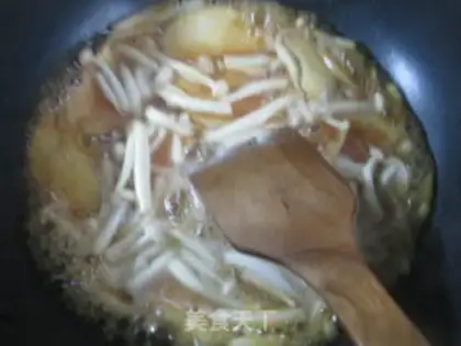Make White mascara with fresh chicken step 8