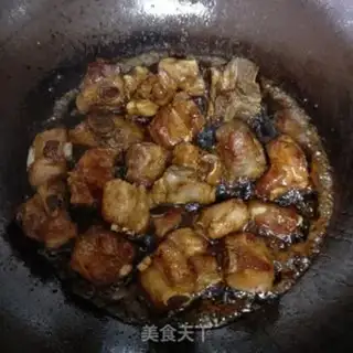 Make Bean bean-fruit chops step 4