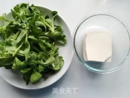 Make Creamed tofu step 0