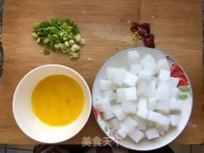 Make Fried powder step 1