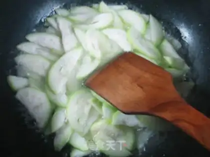 Make Fish tofu, white mushrooms step 6