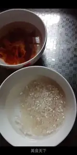 Make Peach porridge step 2