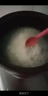 Make Peach porridge step 4
