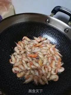 Make Cream pepper and shrimp step 2