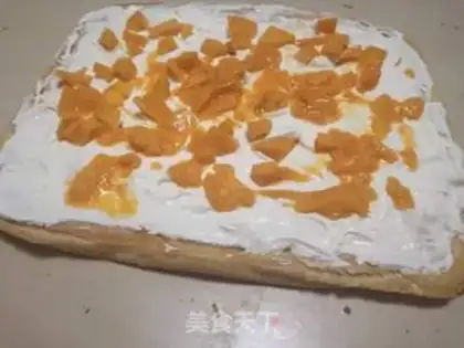 Make Mango cake rolls step 11