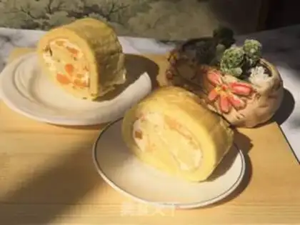 Make Mango cake rolls step 13