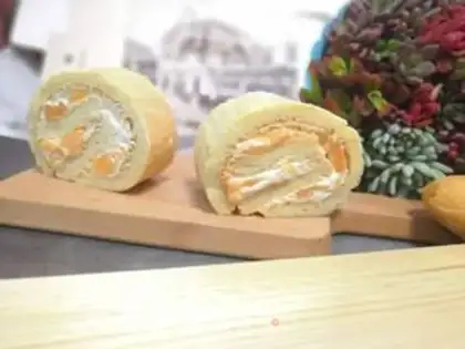Make Mango cake rolls step 14