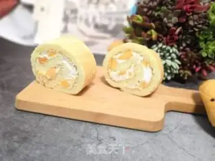 Make Mango cake rolls step 15
