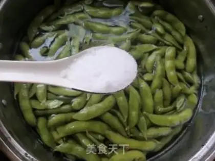 Make Salt-water beans step 2