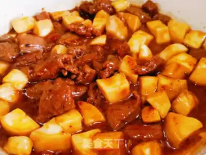 Make Apricot beef step 3