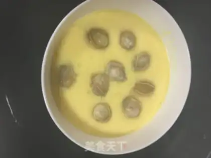 Make Abalone steamed eggs step 3