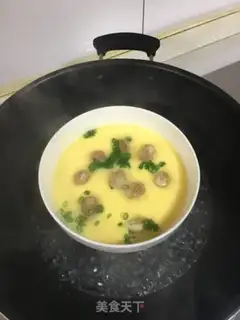 Make Abalone steamed eggs step 5