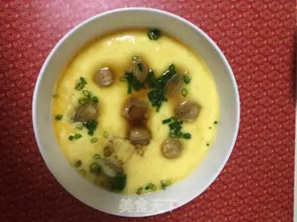 Make Abalone steamed eggs step 6