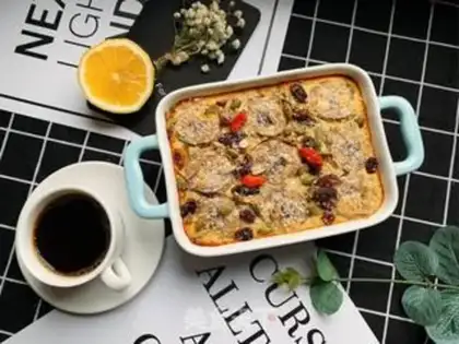 Make Banana roast oats step 9