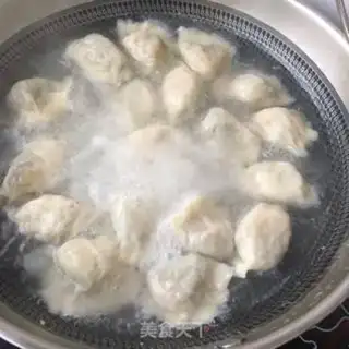 Make Three fresh dumplings step 16