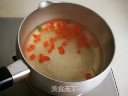 Make Five-colour vegetable grains step 2