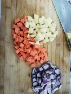 Make Curry chicken step 1