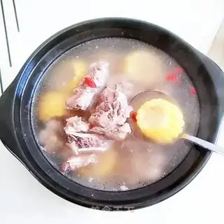 Make Corn steak soup step 7