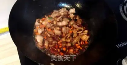 Make A dry pot with tofu step 2