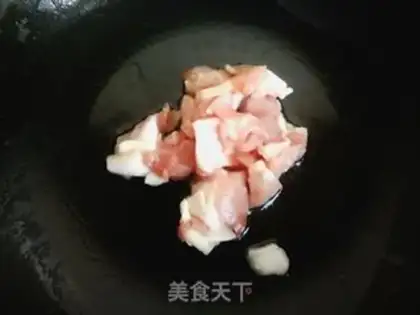 Make Spring fried meat step 4