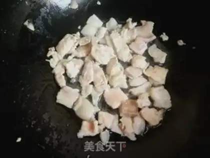 Make Spring fried meat step 5