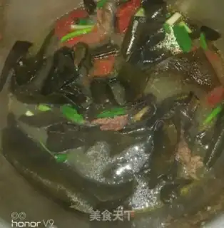 Make Beef tomatoes seaweed soup step 5