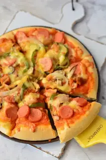 Make Chicken leg pizza step 10