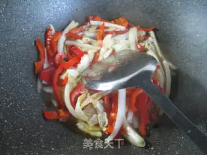 Make Paprika and cabbage step 6