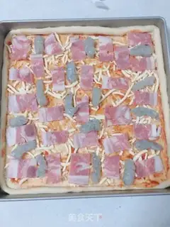 Make Bacon shrimp pizza step 5