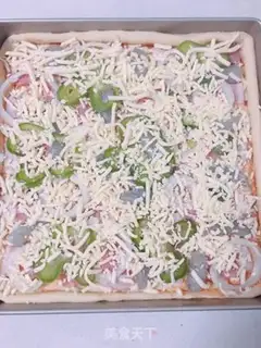 Make Bacon shrimp pizza step 7