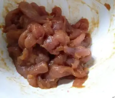 Make Garlic fried meat step 3