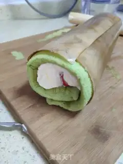 Make Strawberry cream rolls step 19