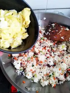 Make ♪ Windy sausage fried rice ♪ step 6