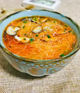 Make Sour spicy noodles step 7